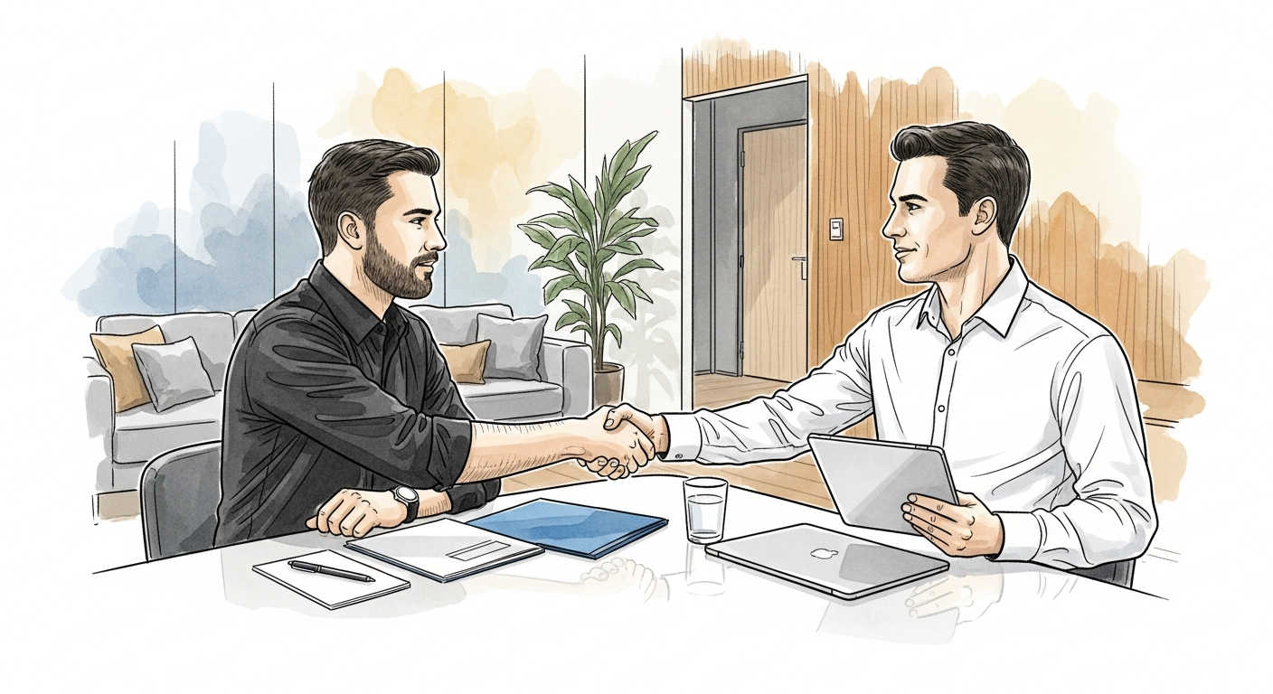 Biotech business development team reviewing licensing deal commitments and due diligence tracker