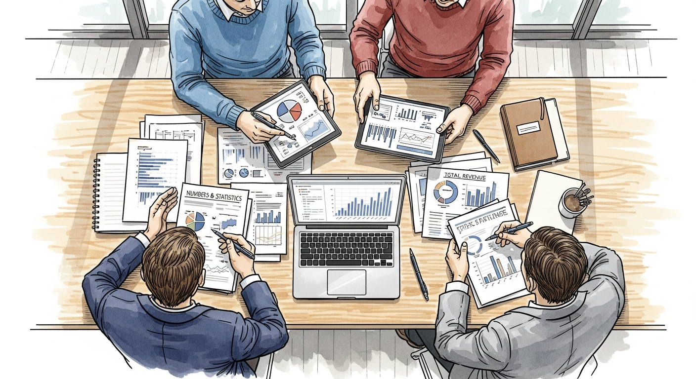 Product operations leader reviewing roadmap-to-execution tracking dashboard
