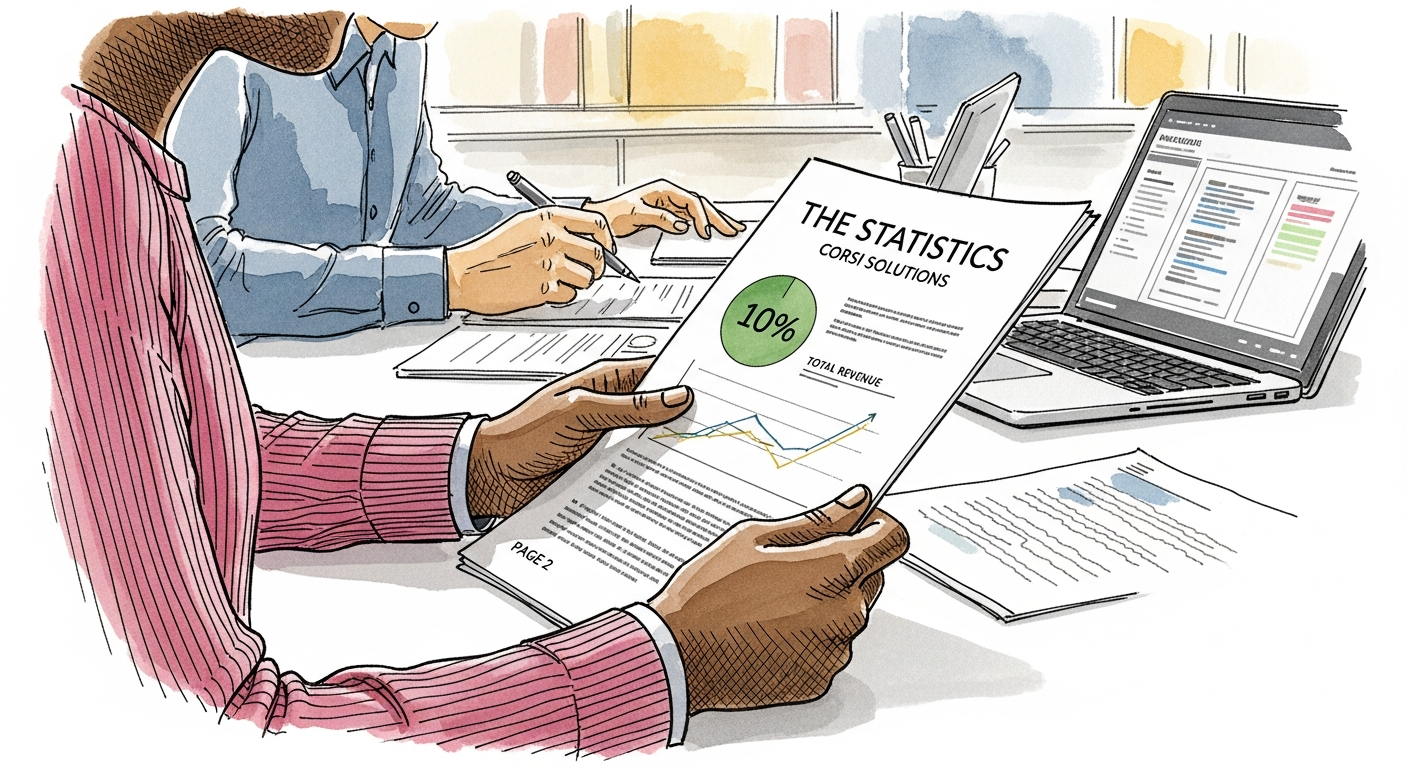 Revenue operations leader reviewing pipeline commitment tracking dashboard
